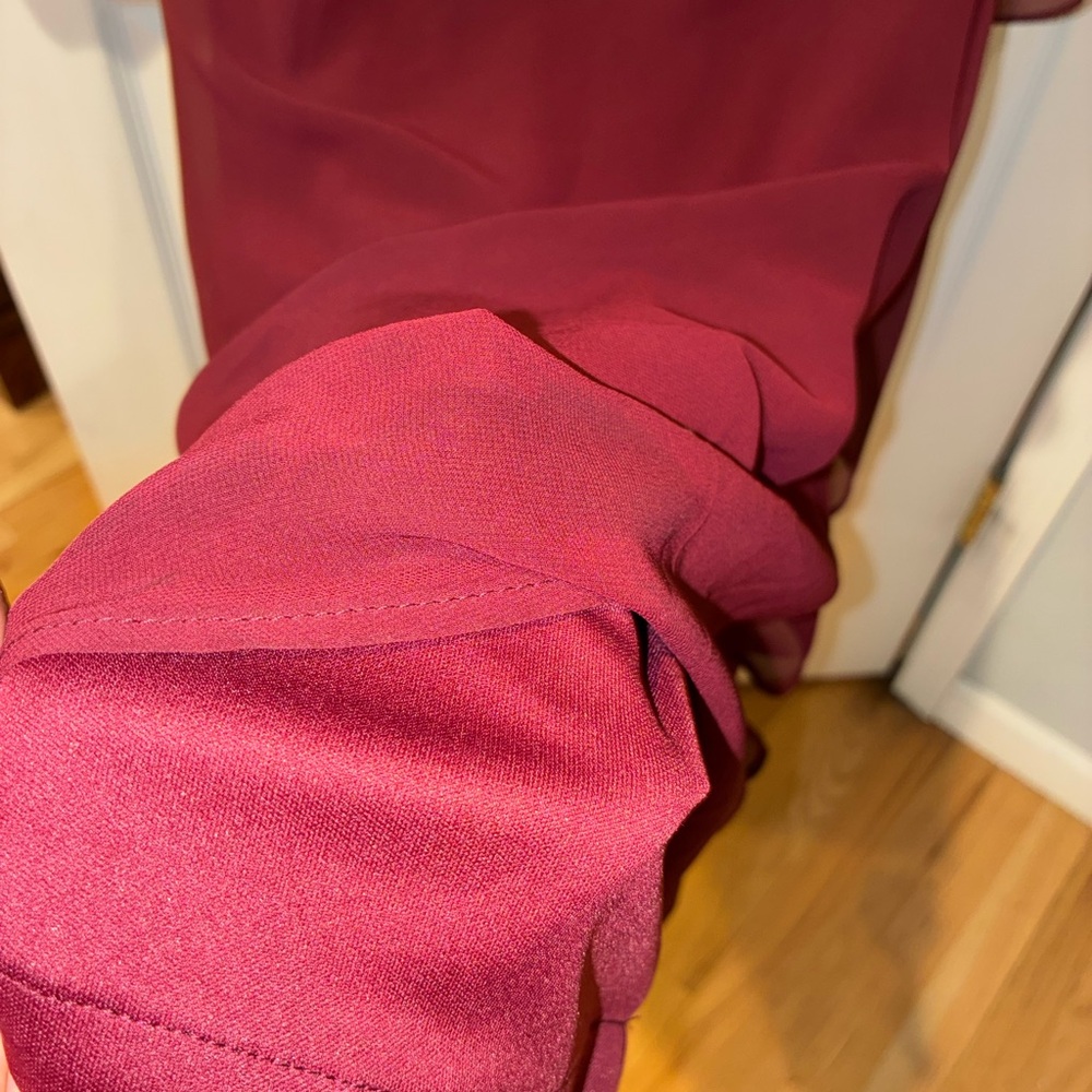 Bill Levkoff Burgundy Dress - Picture 7 of 7